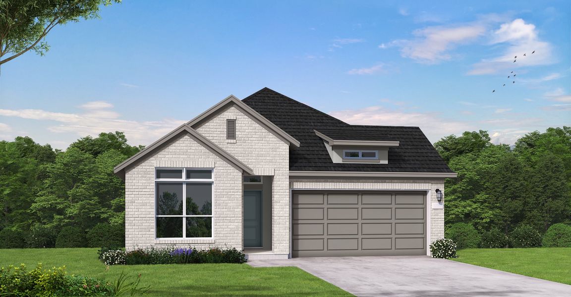 New construction Single-Family house 685 Broomsedge St, New Braunfels, TX 78130 Concord (2111-CV-35)- photo