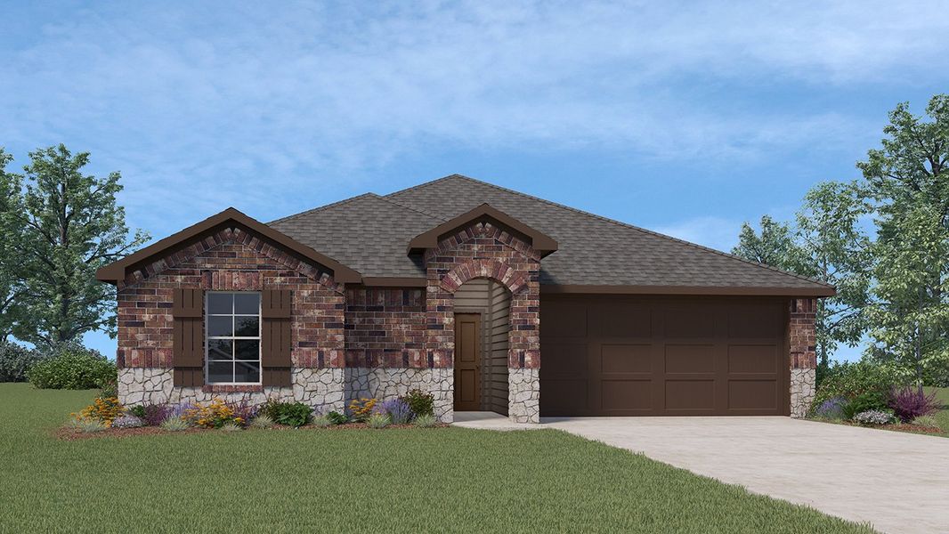 New construction Single-Family house 2911 Drury Ln, Ennis, TX 75119 X40A Ashburn- photo