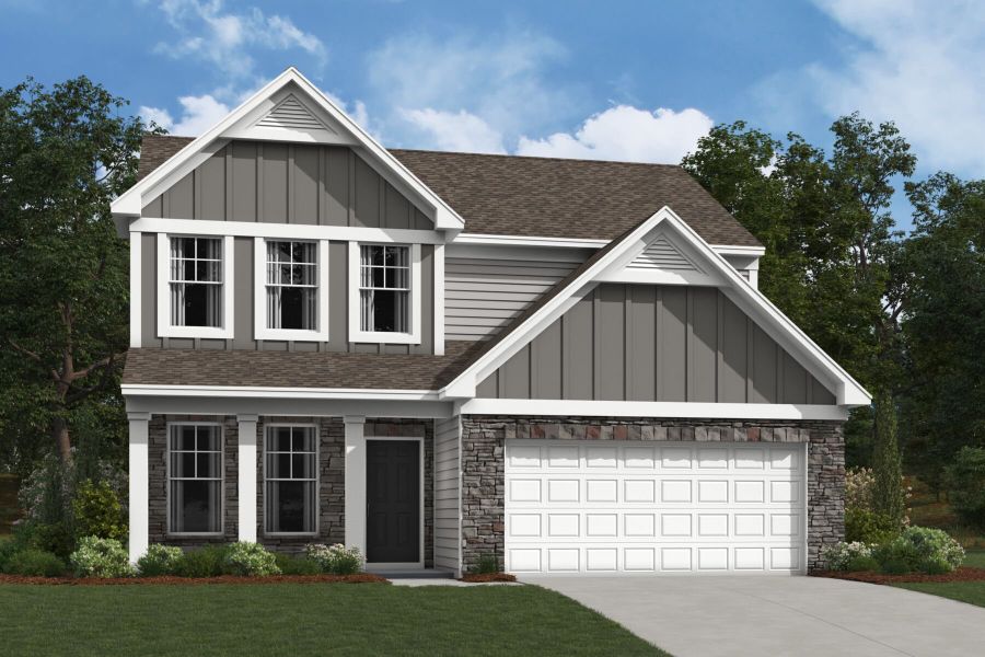New construction Single-Family house Bexley II, 4613 Stallings Brook Drive, Indian Trail, NC 28079 - photo