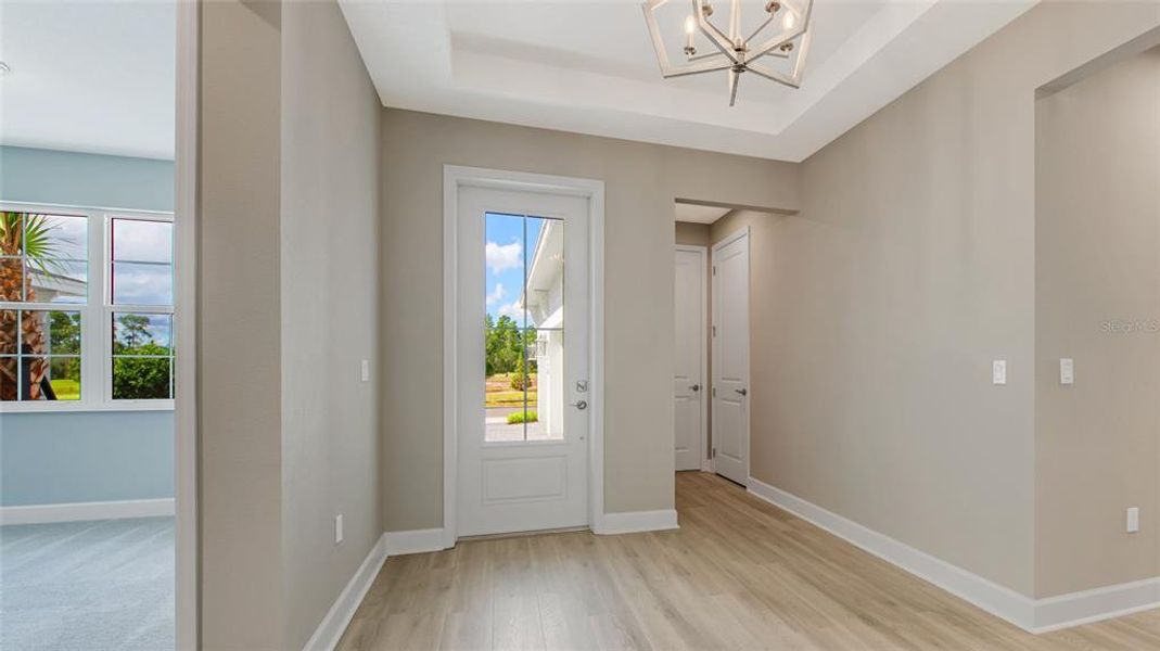 Foyer and Secondary Bedroom