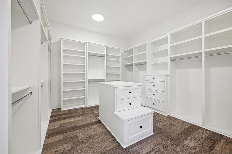 Closet two, fitted with Utility Room access