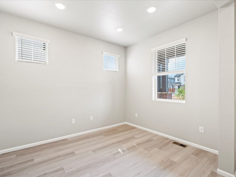 The Vail floorplan interior image taken at a Meritage Homes community in Northern Colorado.