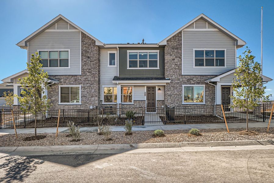 New construction Townhouse house Clermont, 95 N Vandriver Place, Aurora, CO 80018 - photo