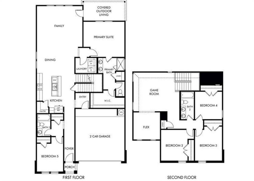 Winedale Floor Plan by Meritage Homes