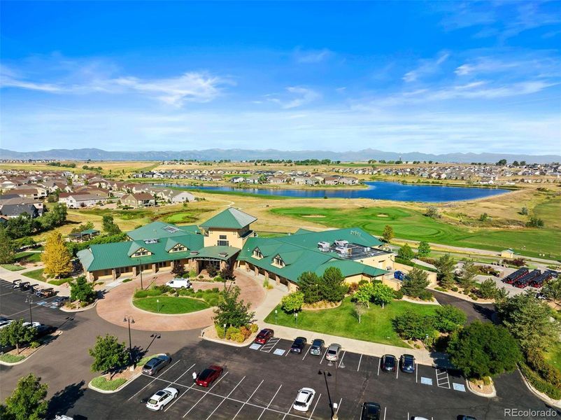 Heritage Todd Creek club house and golf course