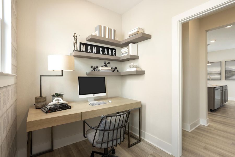 Office | Rebecca at Lariat in Liberty Hill, TX by Landsea Homes