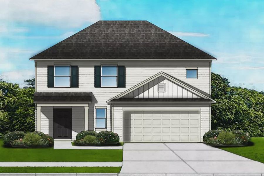 New construction Single-Family house Hawthorne A, 11 North Bream Court, Angier, NC 27501 - photo