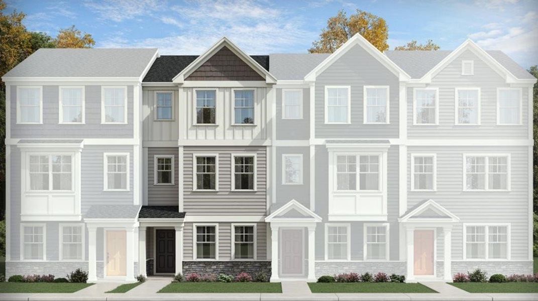 New construction Townhouse house 117 Summer Violet Lane, Unit 473, Raleigh, NC 27610 - photo