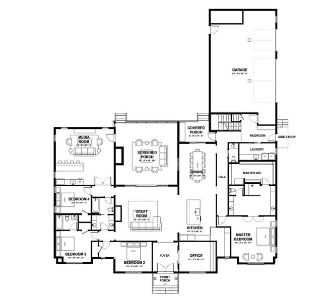 Proposed build floor plan--you are allowed to start from scratch our use this proposed build as your inspiration.