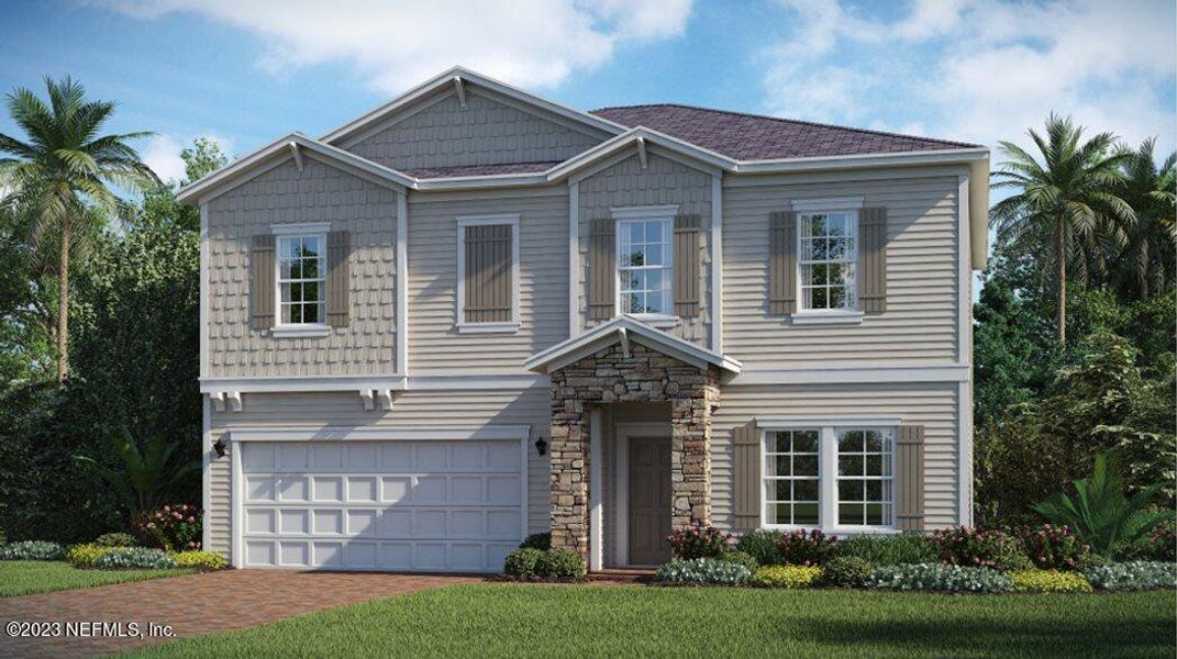New construction Single-Family house 2608 Lavender Loop, Green Cove Springs, FL 32043 BRIO- photo