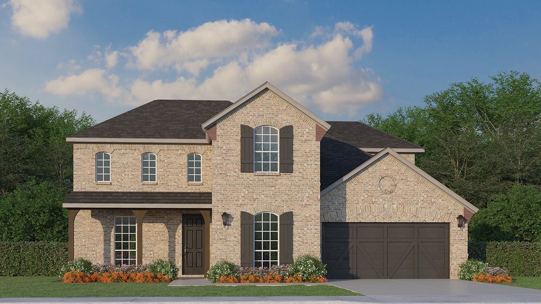 Plan 1689 Elevation C by American Legend Homes
