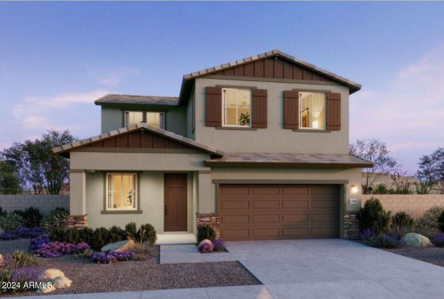 New construction Single-Family house 25245 W Huntington Drive, Buckeye, AZ 85326 - photo