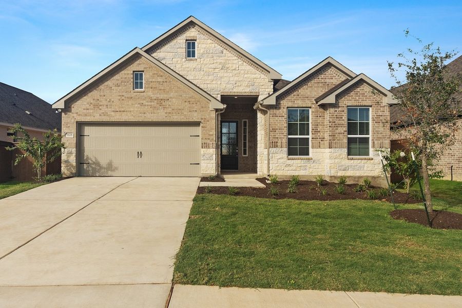 New construction Single-Family house 105 Eves Spring Trail, Georgetown, TX 78628 Barron- photo