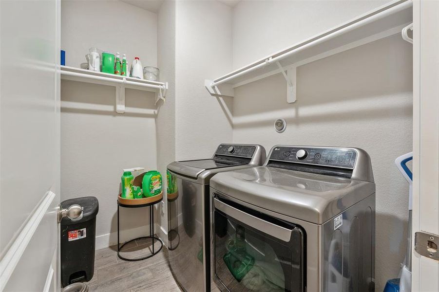 Laundry room, in home.