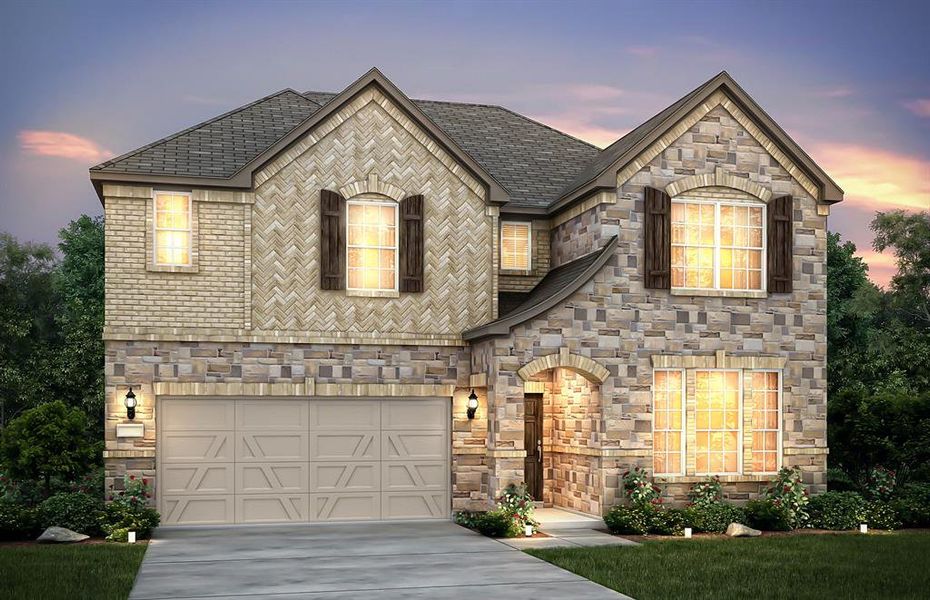 NEW CONSTRUCTION: Beautiful two-story home available at Anna in Anna Town square