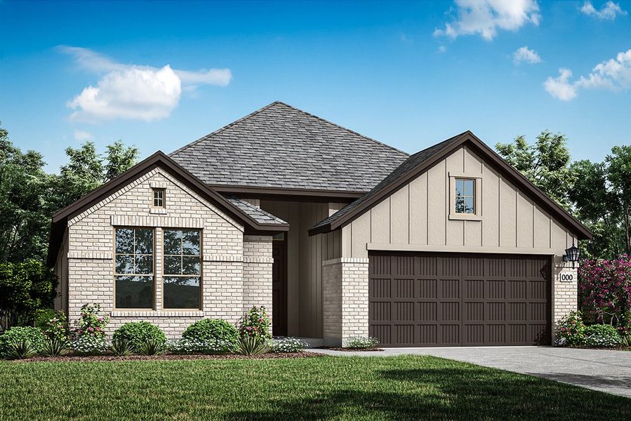 New construction Single-Family house 1913 Scenic Heights Ln, Georgetown, TX 78628 Meridian- photo