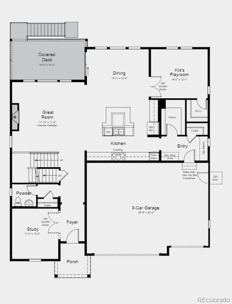 Structural options include: 9' walkout unfinished basement, plumbing rough ins basement, covered outdoor living, 8' doors at secondary level, 8' x 12' sliding glass door, and primary bath configuration 5.