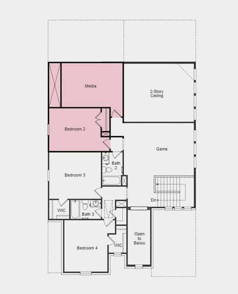 Structural options include: extended primary suite, walk in shower at primary, covered patio, 5th bedroom and 4th bathroom in lieu of tandem, media room, open stairs at first floor, and study in lieu of flex.