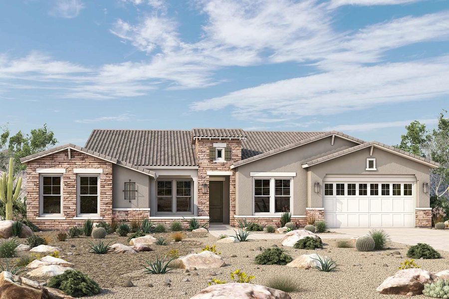 New construction Single-Family house The Wadell, 20948 West Pasadena Avenue, Buckeye, AZ 85396 - photo