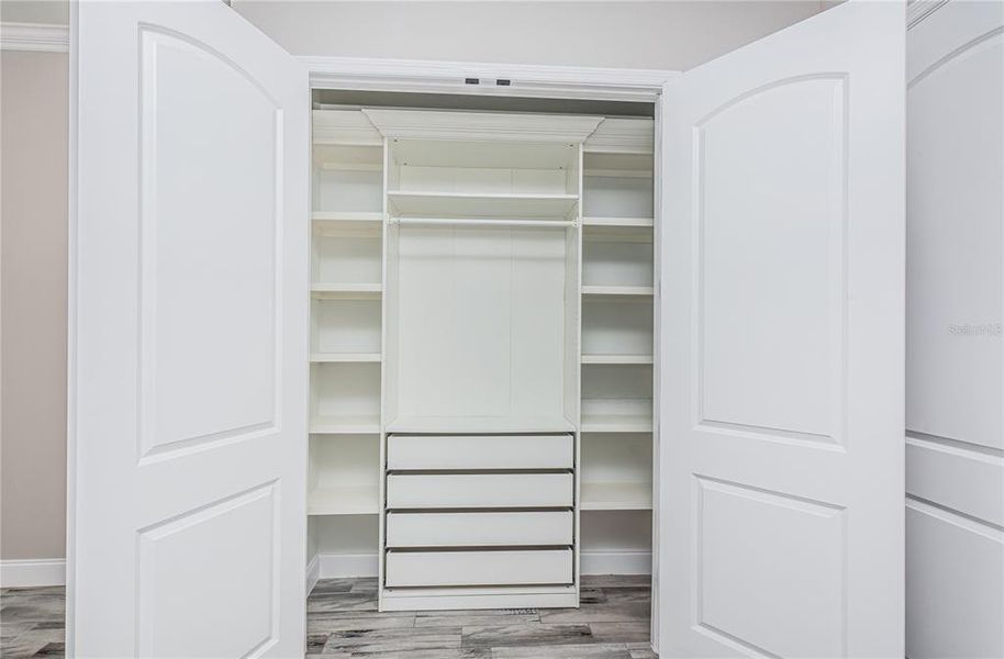 built in closets in guest bedrooms