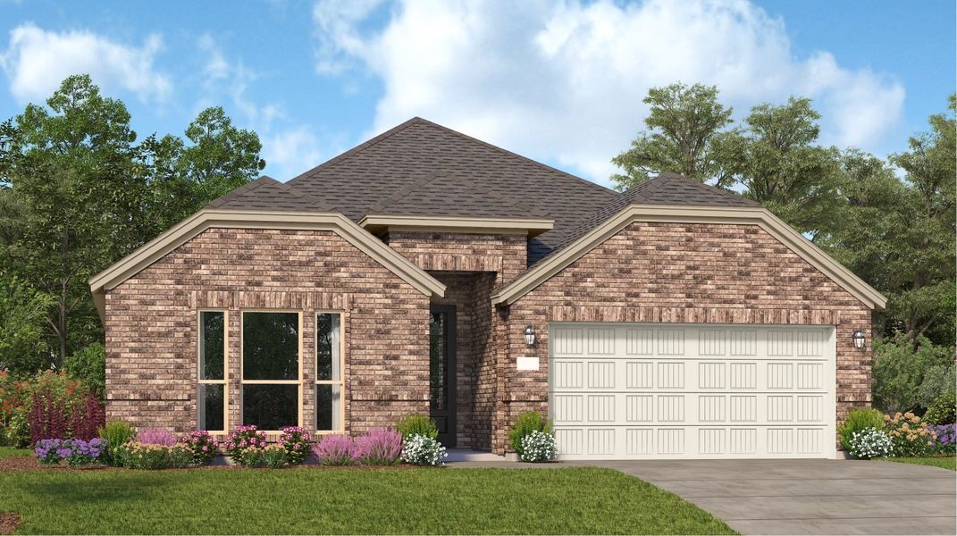 New construction Single-Family house Poppy, Gaspar Oaks Drive, Houston, TX 77044 - photo