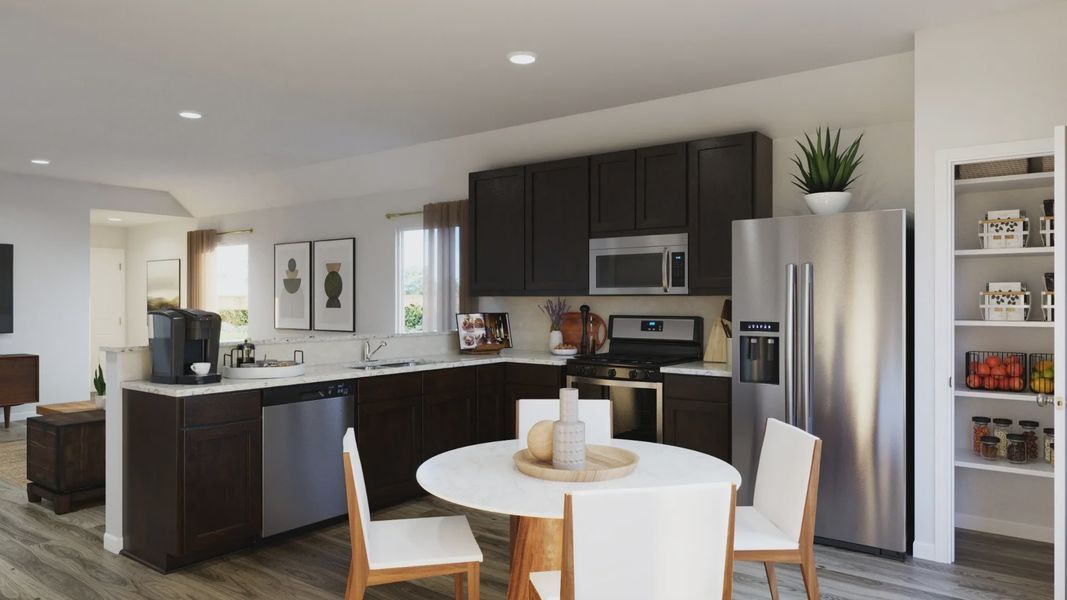 Images are a model representation and may depict options and upgrades not featured on the home available for purchase.