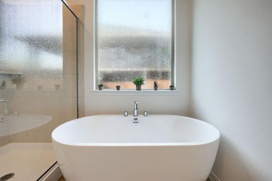 Primary bathroom - garden tub