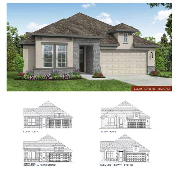 New construction Single-Family house The Kyle, 2642 Moonlight Run, San Antonio, TX 78245 - photo