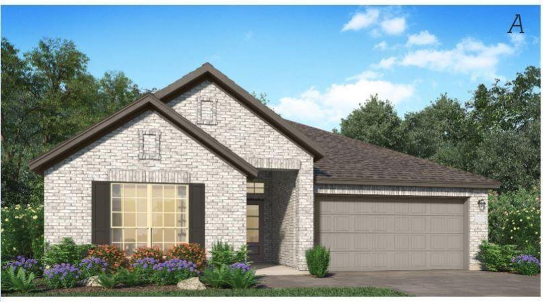 New construction Single-Family house 3415 Rolling View Drive, Conroe, TX 77301 Hanover II- photo