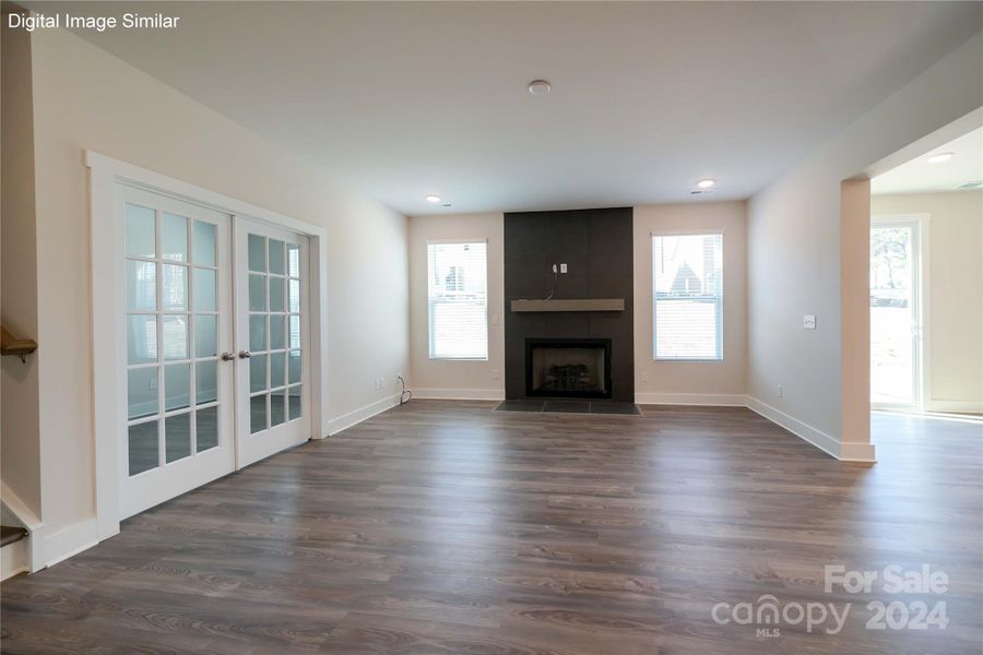 DIGITAL IMAGE SIMILAR: Family Room, please note home does not have a fireplace