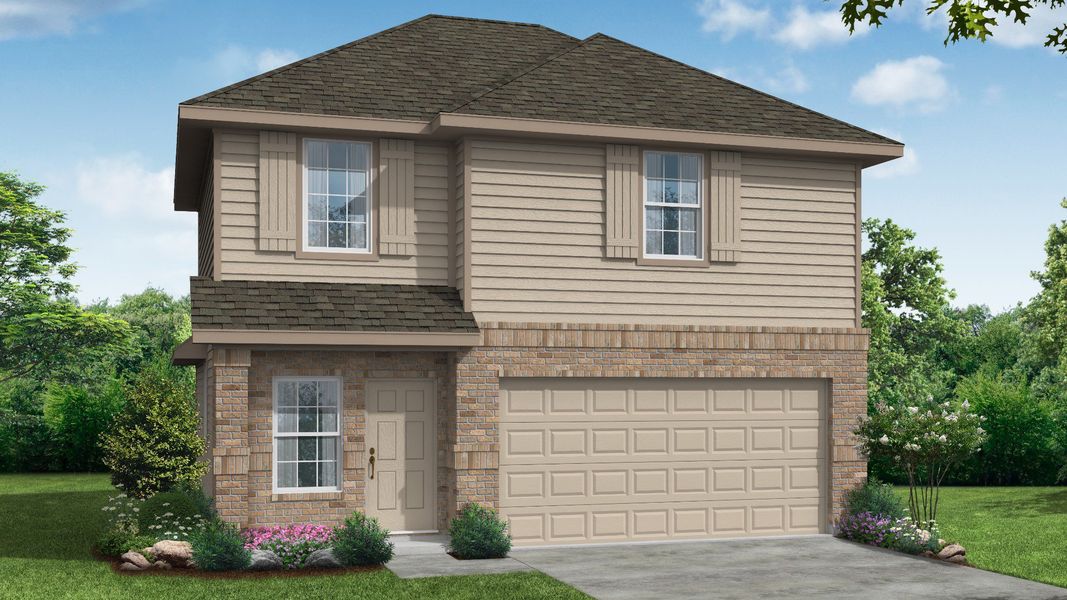 New construction Single-Family house The Aubrey, 3228 Tavo Ridge Court, Conroe, TX 77301 - photo