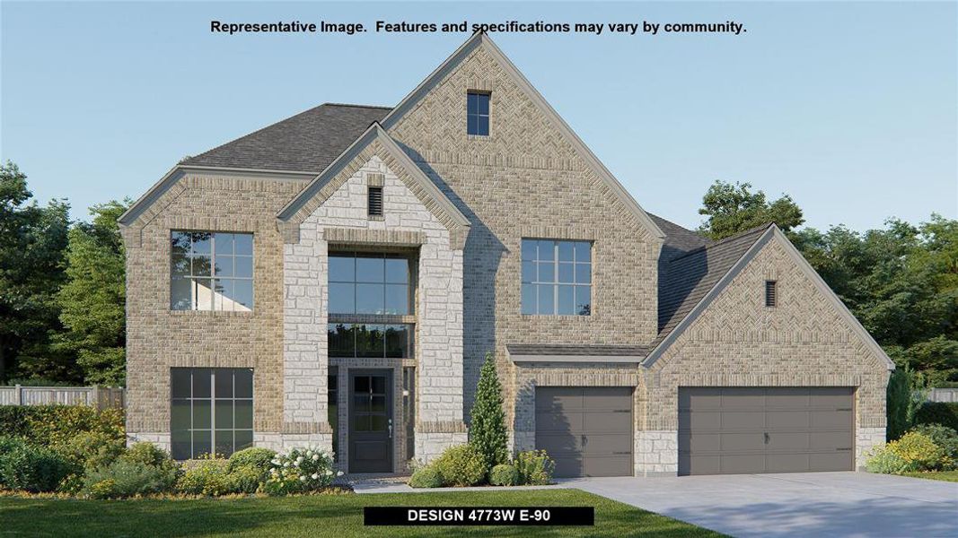 New construction Single-Family house Design 4773W, 101 Teralyn Grove Loop, Willis, TX 77318 - photo