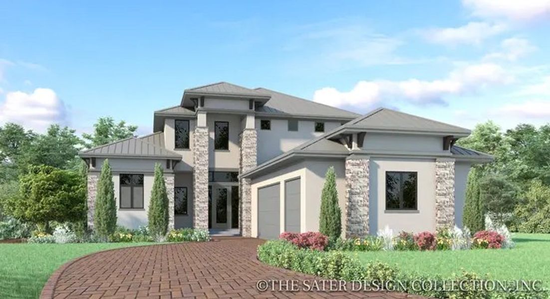 New construction Single-Family house The Riverwalk Plan, Plantation Blvd, Palm Coast, FL 32137 - photo