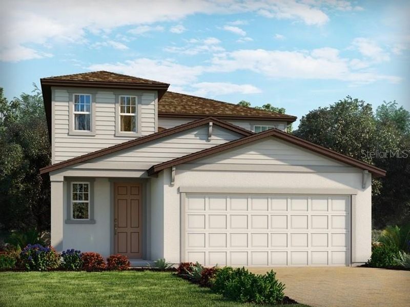 New construction Single-Family house 480 Whistling Duck Trail, Saint Cloud, FL 34771 Yellowstone- photo