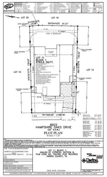 Plot Plan