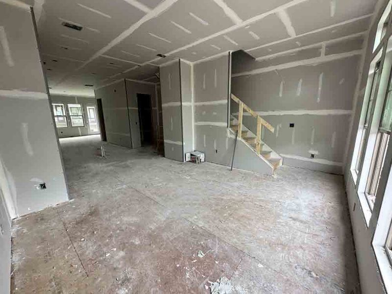 Dining Room Construction Progress