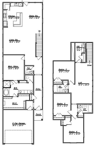 New construction Single-Family house Floor Plan 2620, 17839 Chartertree Lane, Tomball, TX 77377 - photo