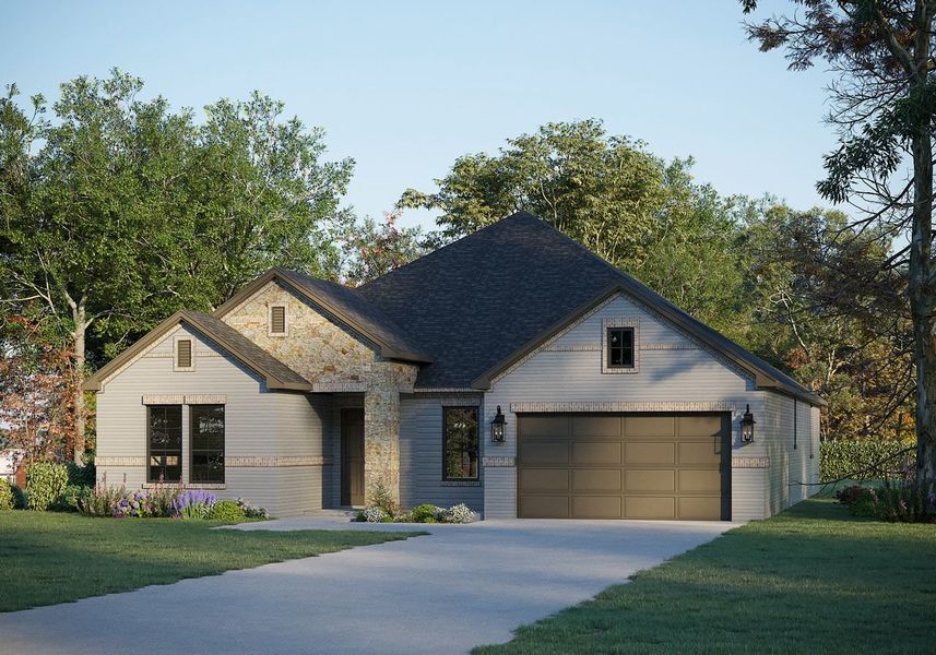 New construction Single-Family house Jefferson 5126 Presidential Series, 120 Morningdale, Liberty Hill, TX 78642 - photo