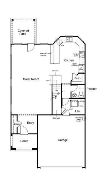 This floor plan features 3 bedrooms, 2 full baths, 1 half bath and over 2,000 square feet of living space.