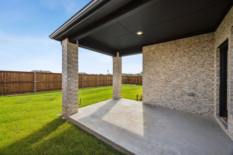 View of patio