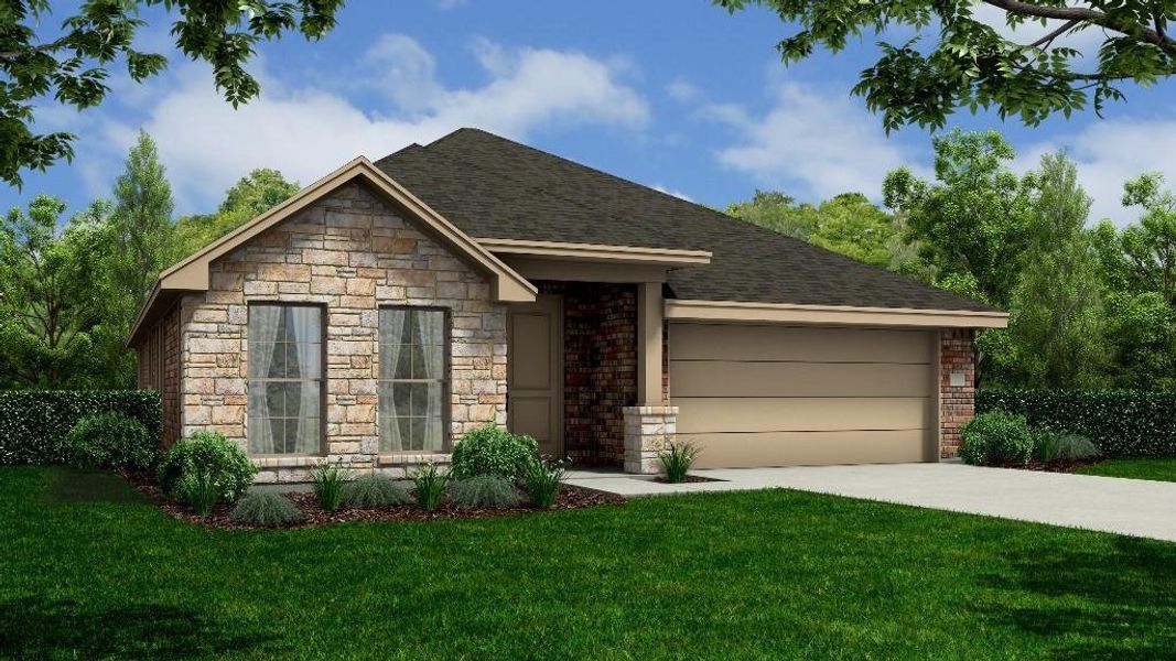 New construction Single-Family house 40256 Heron Heights Way, Magnolia, TX 77354 Columbia- photo
