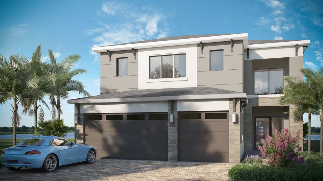 New construction Single-Family house Monterey, 12680 Solana Bay Circle, Palm Beach Gardens, FL 33412 - photo