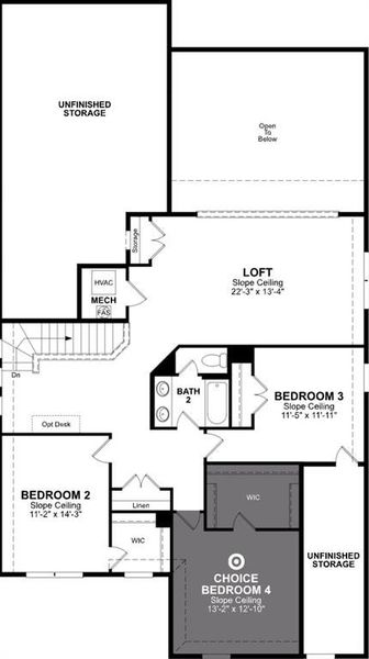 Beazer Homes Spiritas Ranch Blackburn plan