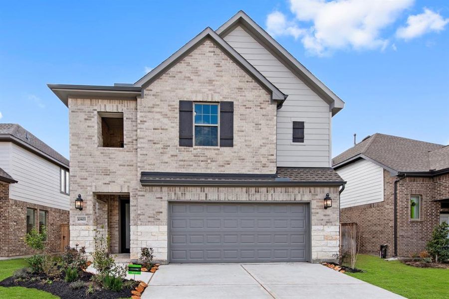 New construction Single-Family house 25922 Dawning Torch Trace, Richmond, TX 77406 The Terrace- photo