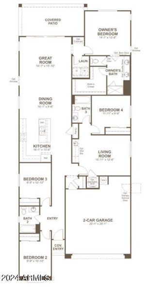 Lot 97 - VDV II - Emerald Floor Plan