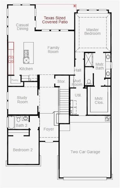 New construction Single-Family house 119 Gladiolus Trl, Georgetown, TX 78628 Goodrich (2493-CV-40)- photo