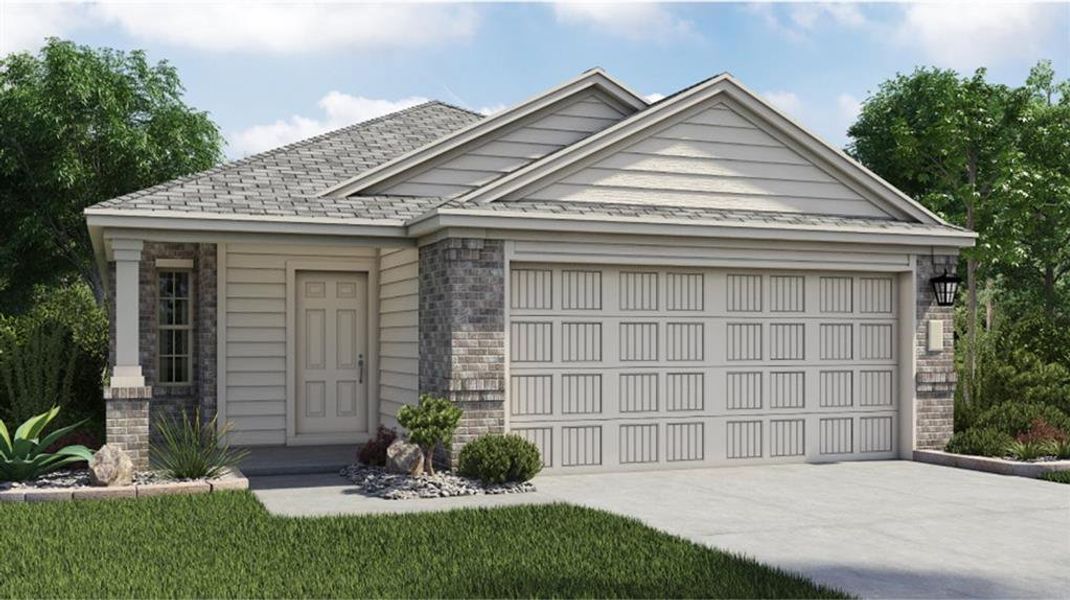 New construction Single-Family house 115 Maravillas Bnd, Bastrop, TX 78602 Marion- photo