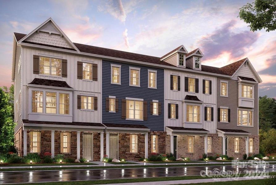 New construction Townhouse house 4322 Reed Creek Drive, Unit 48, Sherrills Ford, NC 28673 Stratford III Townhome- photo