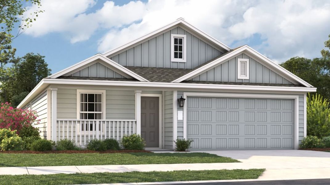 New construction Single-Family house 617 Halfmoon Drive, Lockhart, TX 78644 Nettleton- photo