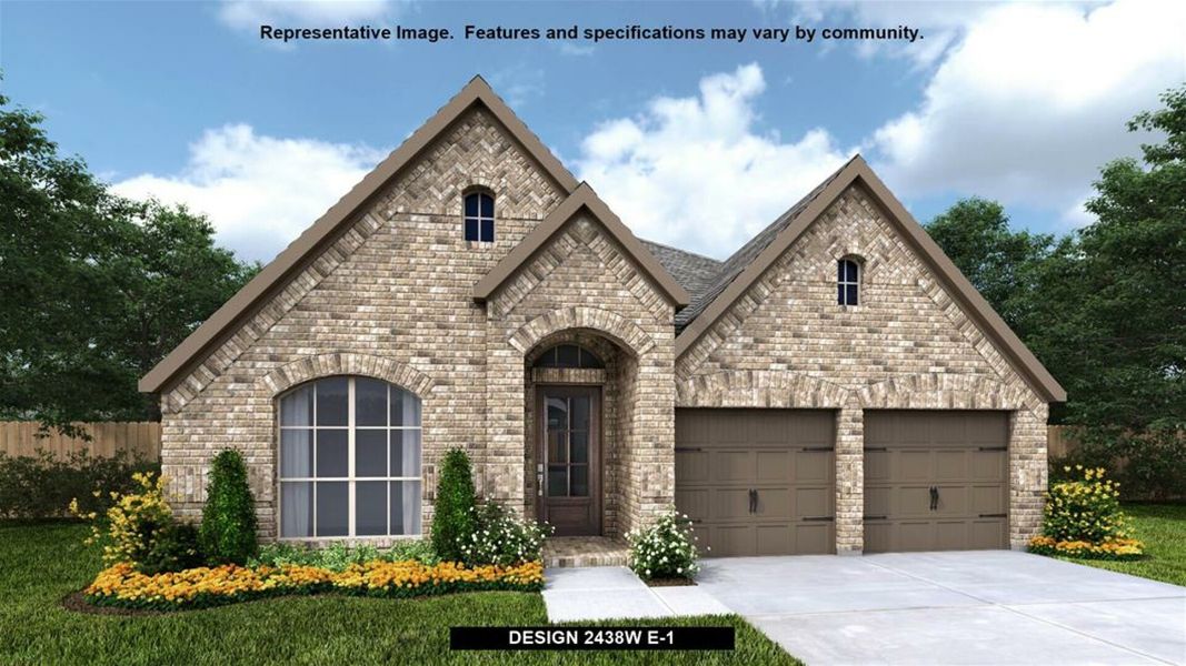 New construction Single-Family house 2438W, 200 Barton Oak Trail, Georgetown, TX 78628 - photo